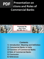 A Presentation On Commercial Banks