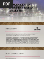 Dewan Cement Industry Ratio Analysis