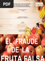 Presentacionde Fraude de La Fruta Falsa