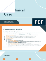 Pain Clinical Case: Here Is Where Your Presentation Begins