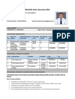 RESUME Ankur Barsaiya 2019: Position Applied For in HPCL: Civil Engineer NAME: Ankur Barsaiya