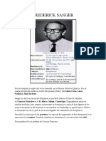 Biografia de Frederick Sanger