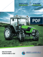 Tractor Deutz Agrofarm G430