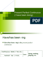 Present Perfect Continuous