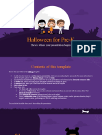 Halloween For Pre-K by Slidego