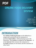 Online Food Delivery System