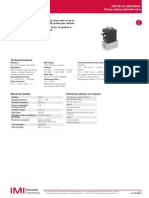 2/2, 3/2 Manifold Mounting Compact Design High Flow Rate High Cycle Rate of Up To 1200 Cycles Per Minute Up To KV 14 (Orifice 8 MM)