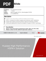 Huawei High Performance HSPA Solution V1 0 20090625 1