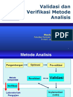 Validasi Dan Verifikasi Metode Analisis