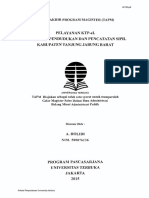 Pelayanan Ktp-El Di Dinas Kependudukan Dan Pencatatan Sipil Kabupaten Tanjung Jabung Barat