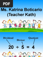 Ms. Katrina Boticario (Teacher Kath)