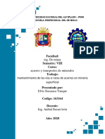 Mantenimiento de Las Vías o Rutas de Acarreo en Minería Superficial OFICIAL PDF