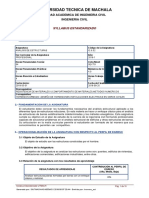 Syllabus Analisis de Estructuras PDF