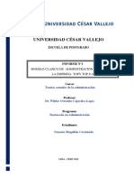 Informe de Teorias Clasicas de La Administracion