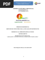 2 Terminos Referencia Consultoria Obra Eléctrica