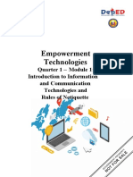 EMPOWERMENTTECHNOLOGIES Module-1