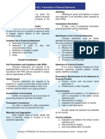 Module 25.3 - Presentation of Financial Statements