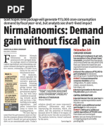 Nirmalanomics: Demand Gain Without Fiscal Pain