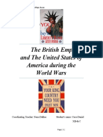 The British Empire and The United States of America During The World Wars