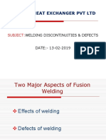 Weld Defects Training