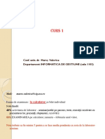 Curs 1 - Excel - MV PDF