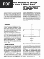 Peerng: Physicochemical Properties of Jacatupe Urban) Starch