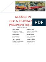 Module in Gec 2-Readings in Philippine History