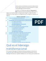 El Liderazgo Transformacional