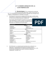 Causas y Consecuiencias de La Contaminación