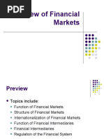 Lecture 1 - Basics of Financial Markets