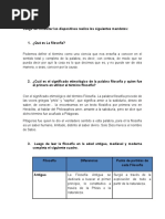 Filosofia Unidad 1