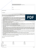 Carta de Instrucciones para Llenar Pagare en Blanco PDF