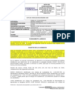 Acta de Conciliación de Alimentos