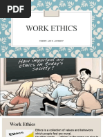 Work Ethics: Cherry-Ann R. Agumboy