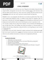 Lifestyle - I Feel Stressed