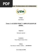 Tarea 2 Access Point y Amplificador de Señal