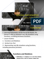 Grade 11 Gen Math - Functions