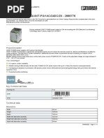 Power Supply Unit - QUINT-PS/1AC/24DC/20 - 2866776: Product Description