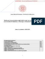 Bando Prosecuzione Studi MEDO