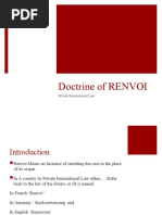 Doctrine of Renvoi