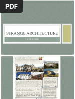 Strange Architecture: 7 A P R I L 2 0 2 0