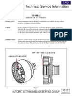 Technical Service Information: Automatic Transmission Service Group