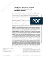 Pediatric Obesity - Assessment, Treatment, and Prevention-An Endocrine Society Clinical Practice Guideline 2017