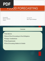 Flood Forecasting: Presented By: Mckent V. Entienza Group 9 Presented To: Engr. Viriginia Madanguit