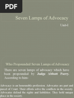 Serven Lamps of Advocacy