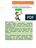 Las Prácticas Del Lenguaje y La Formación Ciudadana La Noticia