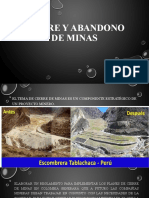 Cierre y Abandono de Minas