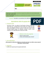 Ficha 2 Sesión 2 Exp 1 Ciencia y Tecnología Cuarto Grado - Octubre 2020