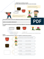 Multiplicamos Con Plantas y Macetas