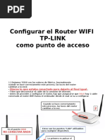 Manual de Configuracion de TP-Link Como Punto de Accceso v2 PDF